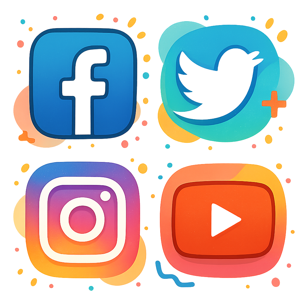 Social media icons